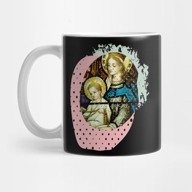 Mary and Child Religious Design by Museflash